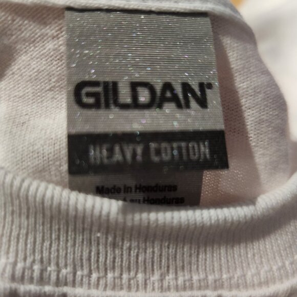 NEW Gildan Unisex Small Heavy Cotton Plain Crew Neck Short Sleeves T-Shir… - Picture 7 of 9